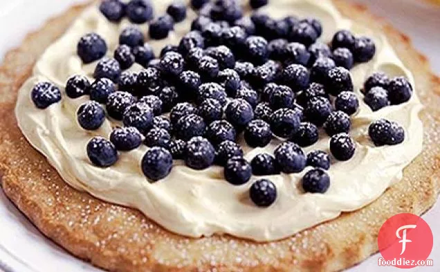 Cinnamon blueberry tart