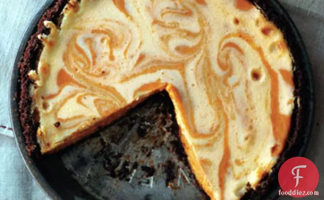 Pumpkin Ginger Cheesecake Pie