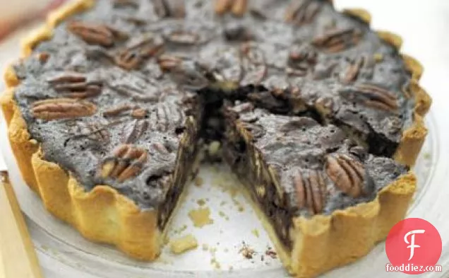 Chocolate & pecan tart