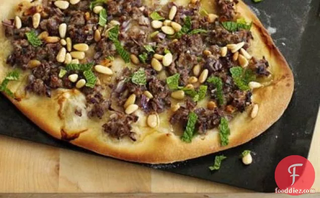 Fragrant lamb flatbreads