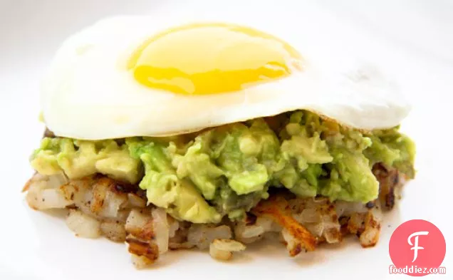 Hash Brown Avocado Egg Breakfast