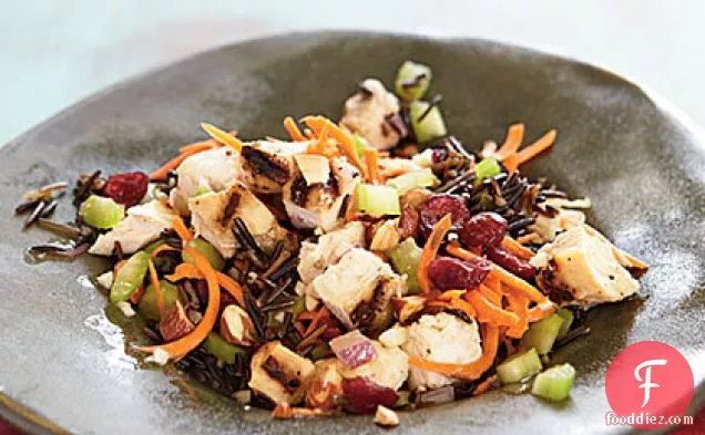 Chicken and Wild Rice Salad with Almonds