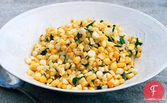 Grilled Corn with Herbs