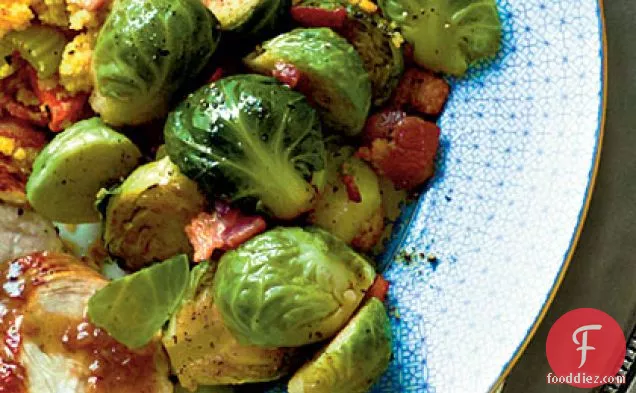 Brussels Sprouts with Applewood Bacon