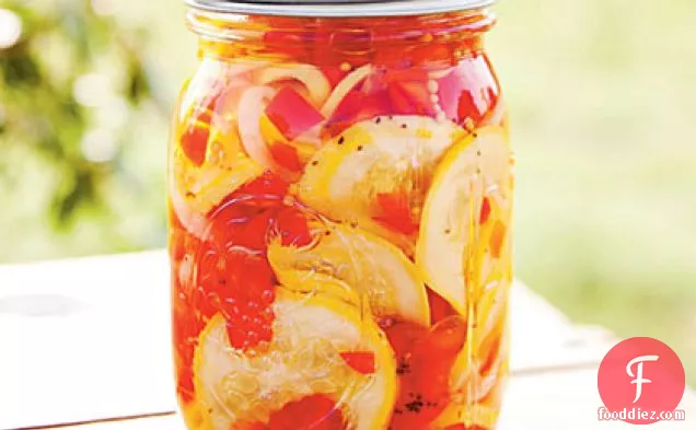 Judy's Pickled Squash