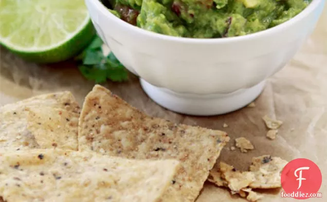 Roasted Salsa Verde And Roasted Tomatillo Guacamole