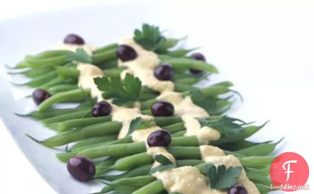 Green Bean Salad with Tuna Sauce and Olives