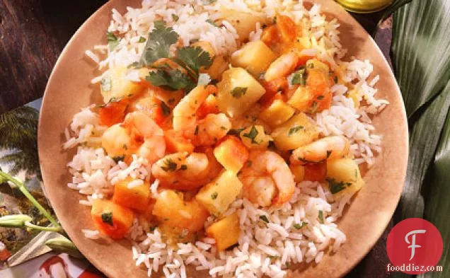 Sweet-and-Sour Shrimp in Fruit Sauce
