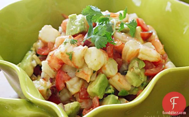 Zesty Lime Shrimp And Avocado Salad