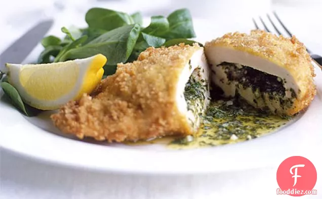 Modern-day chicken Kiev