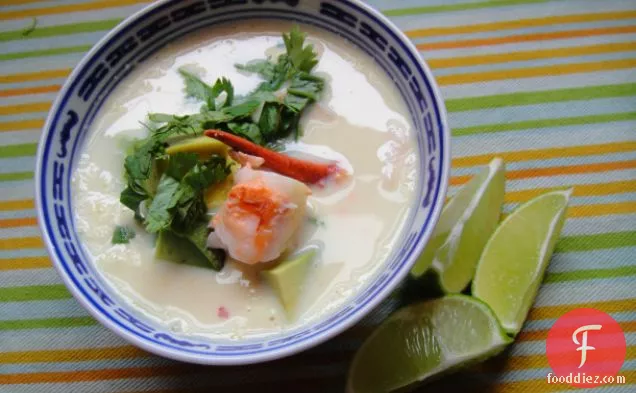 Cook the Book: Corn Soup with Lobster and Avocado