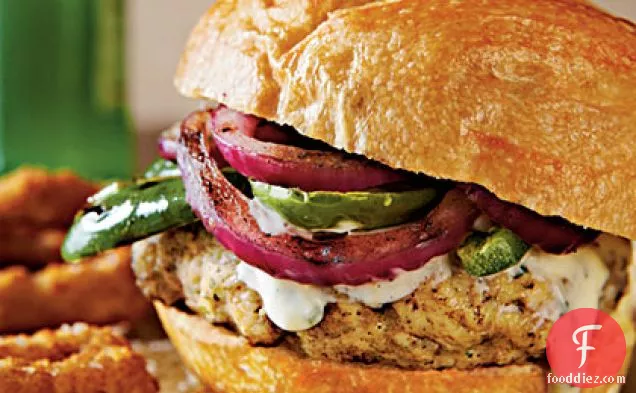 Grilled Chicken Tequila Burgers