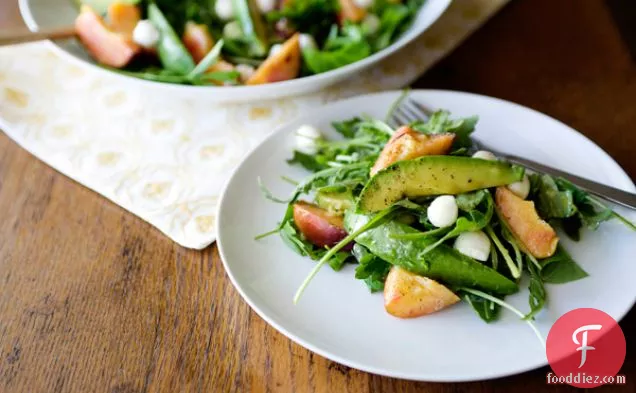 Grilled Peach And Avocado Salad