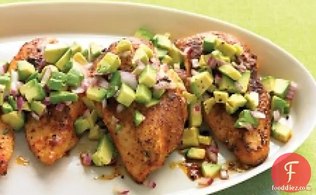 Cayenne-rubbed Chicken With Avocado Salsa