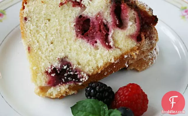 Bursting with Berries Bundt Cake