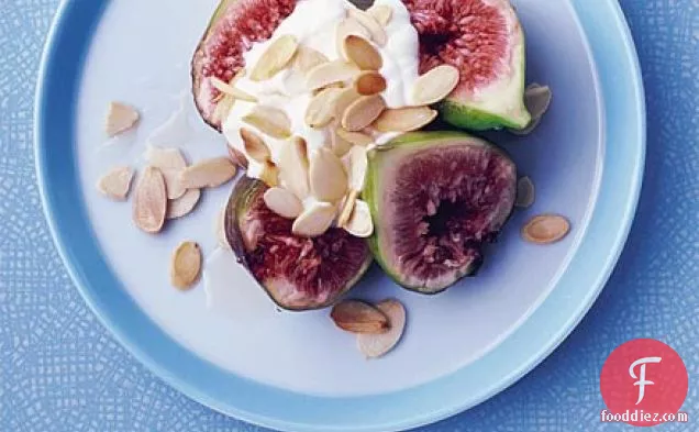 Honeyed almond figs