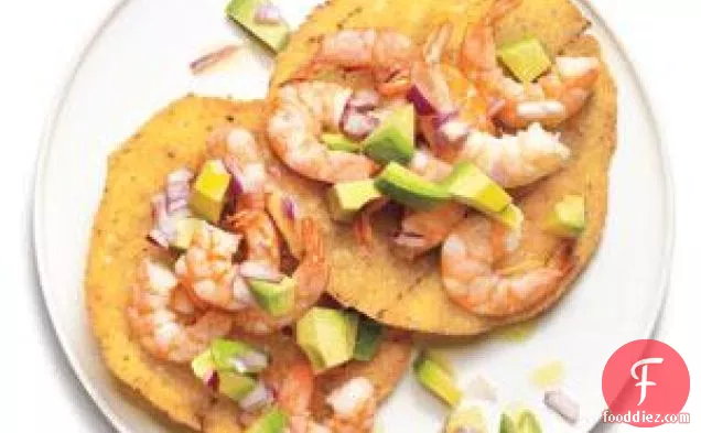 Shrimp And Avocado Tostadas