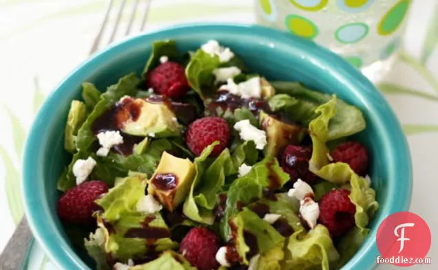Raspberry-avocado Salad With Raspberry Vinaigrette