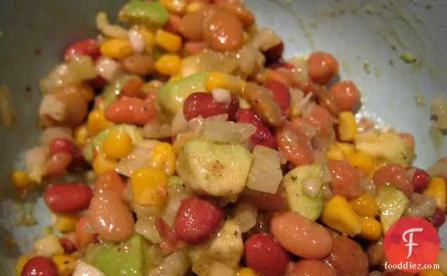 Four Bean Avocado Salad