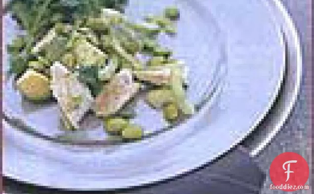 Chicken-Avocado Salad with Soybeans