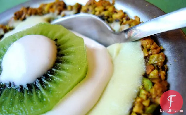 Avocado-lime Pie With Coconut Cream And Pistachio Crust