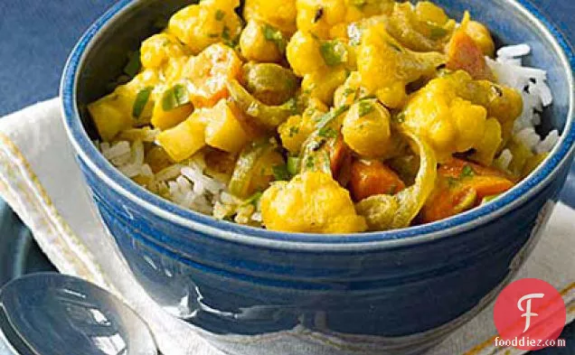 Indian Chickpea-and-Vegetable Stew