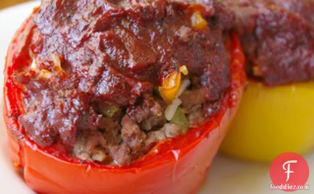 Stuffed Beefy Bell Peppers