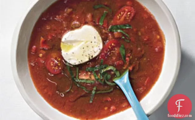 Summer Tomato And Bell Pepper Soup