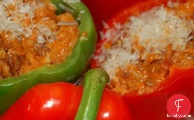 बोलोग्नीज़ भरवां बेल मिर्च