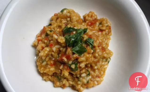 Smoky Red Pepper Risotto With Pimentón
