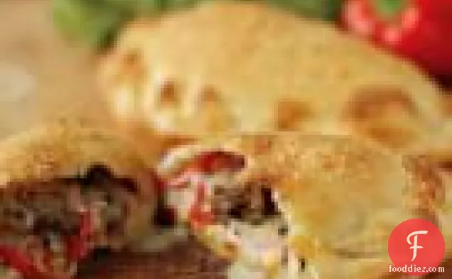 Sausage & Red Pepper Calzones