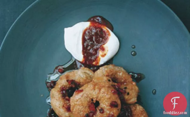 Turkish Doughnuts with Rose Hip Syrup