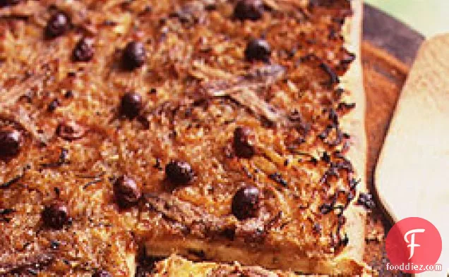 Anchovy And Onion Tart