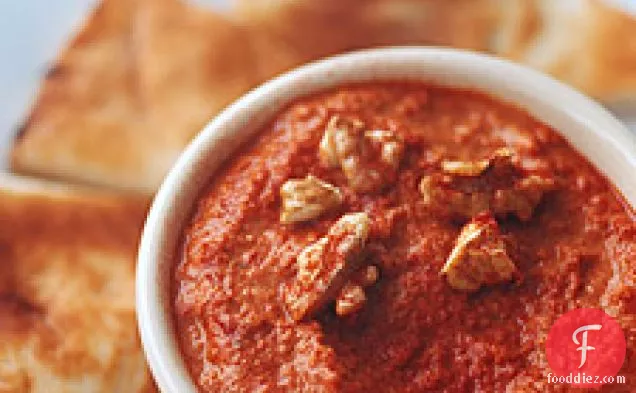 Roasted Red Pepper And Walnut Dip