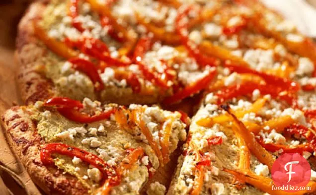 Artichoke-and-Red Pepper Pizza