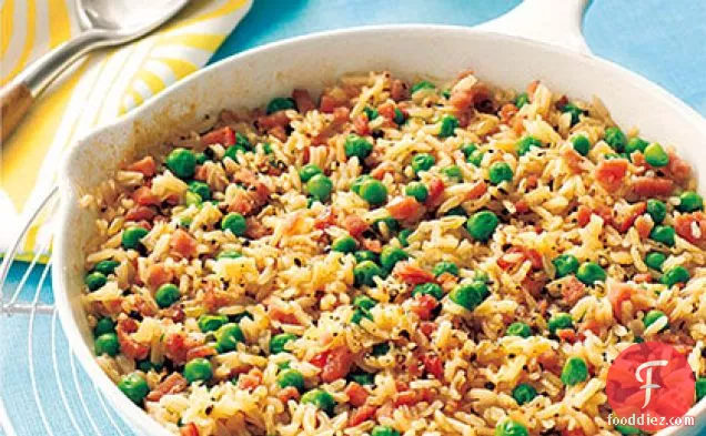 Ham and Brown Rice Casserole