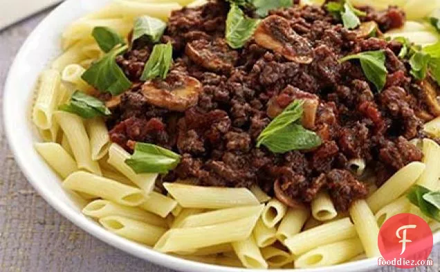 Speedy pasta Bolognese