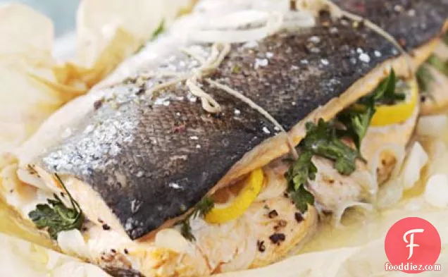 Roasted salmon