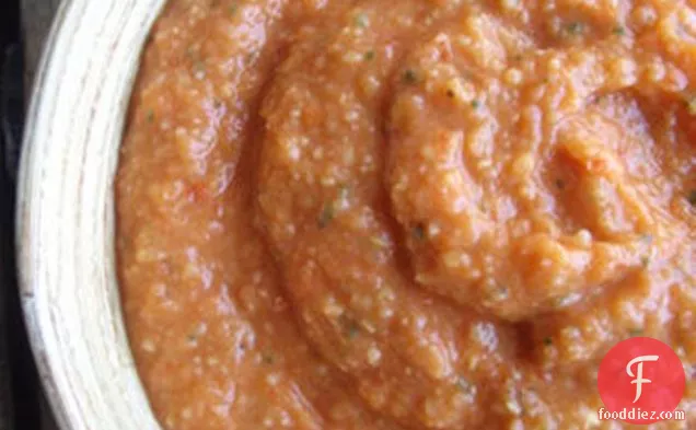 Roasted Red Pepper And White Bean Dip