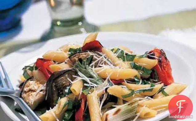 Grilled Italian Vegetables with Pasta