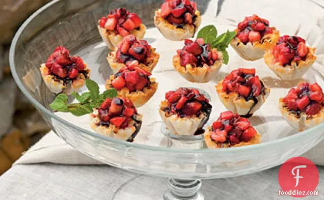 Strawberry-Fromage Blanc Tartlets