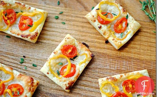 Tomato And Baby Bell Pepper Tartlets