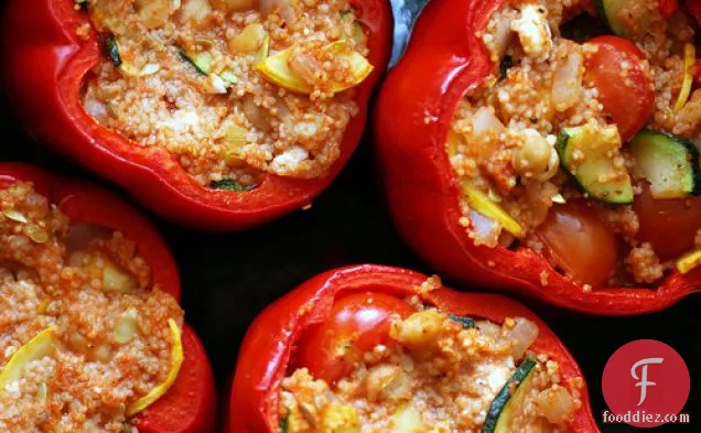 Couscous And Feta-stuffed Peppers