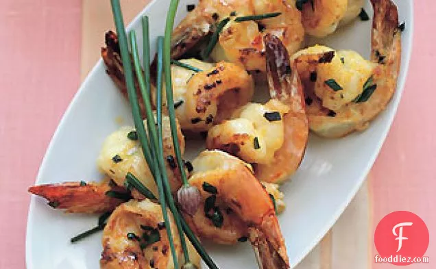 Jumbo Shrimp with Chive Butter