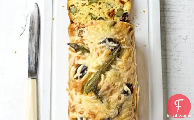 Asparagus, sundried tomato & olive loaf