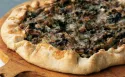 Spring Onion and Morel Galette