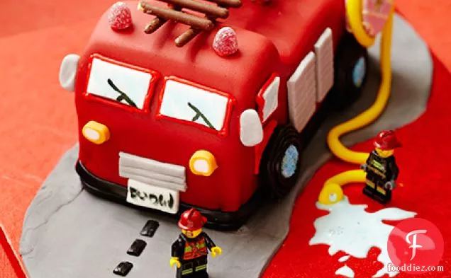 Fire engine cake