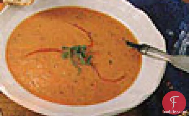 Cream of Red Bell Pepper Soup