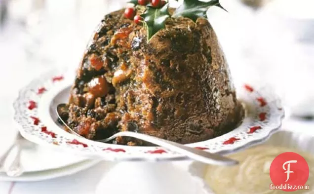 Christmas pudding with citrus & spice