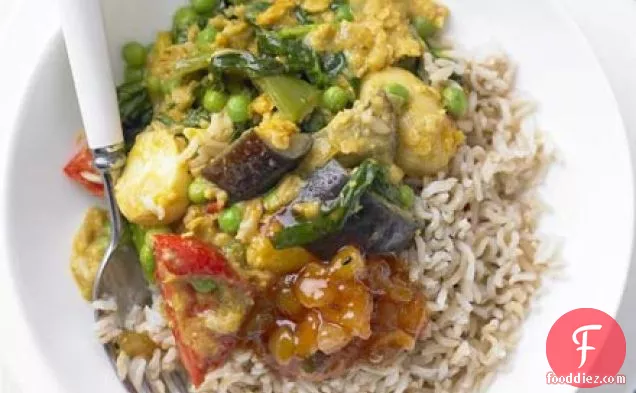 Summer vegetable curry